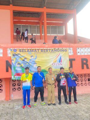 Meraih 1 Mendali Perunggu O2SN Jenjang SMA/MA dan SMK Tingkat Kabupaten Bangka Tahun 2024 Cabor Atletik Putra