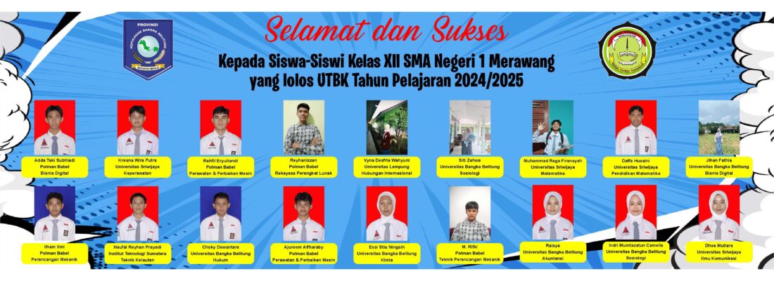 slider selamat lulus utbk tahun pelajaran 2025