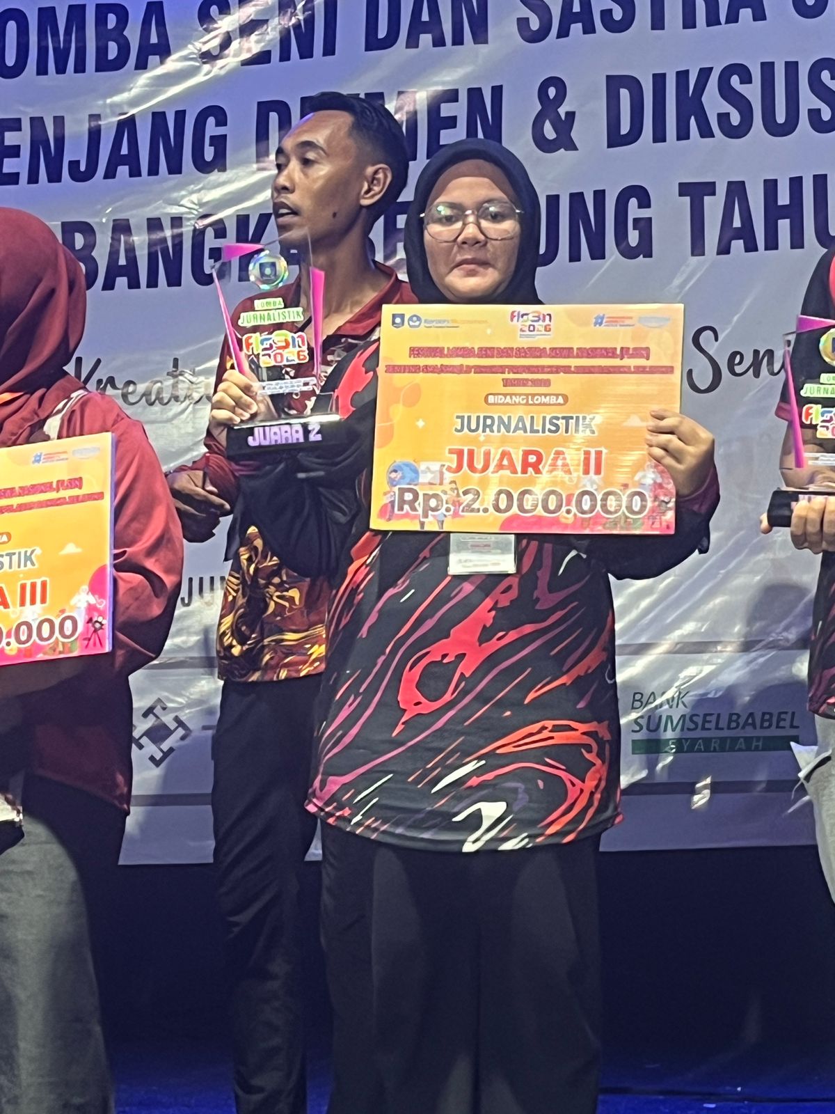 Juara 2 FLS3N SMA Bidang Jurnalistik Tingkat Provinsi Kepulauan Bangka Belitung